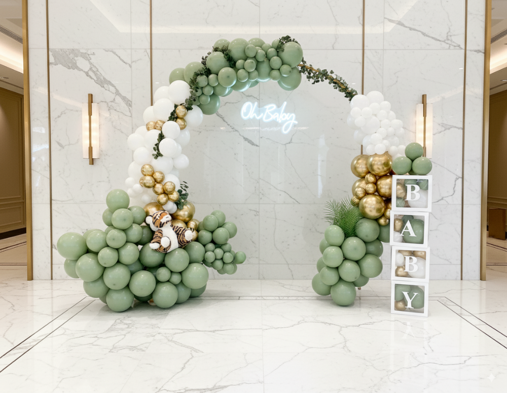 Picture of Garland Hoop Setup