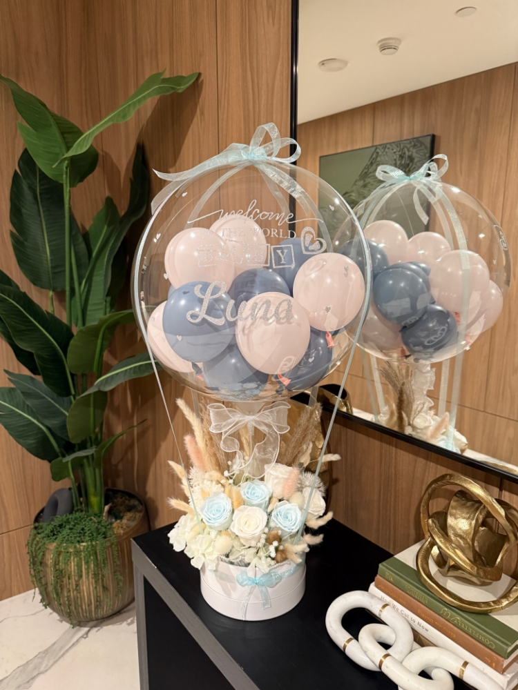 Pastel Pink & Dusk Blue