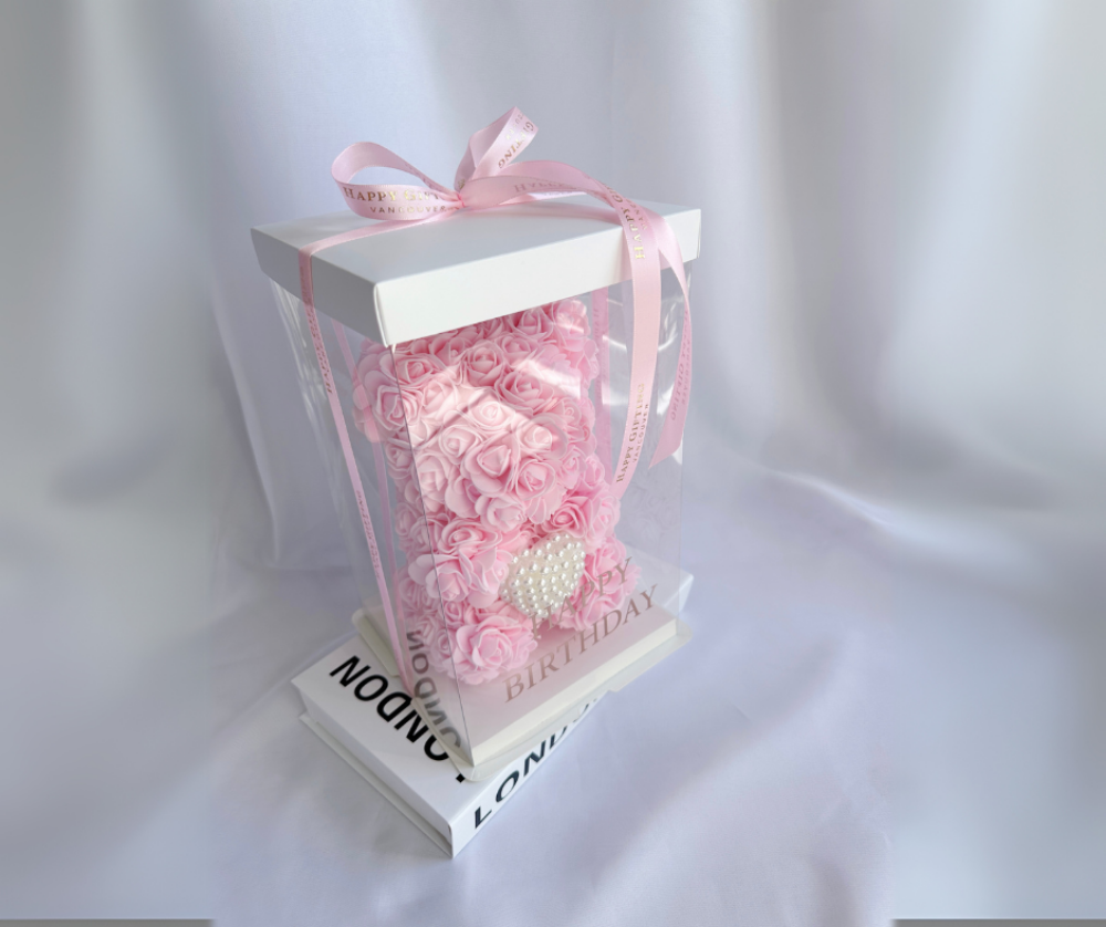 Pink Rose Bear