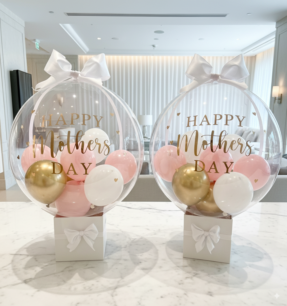 Bubble Balloon Box - White | Happy Gifting Vancouver
